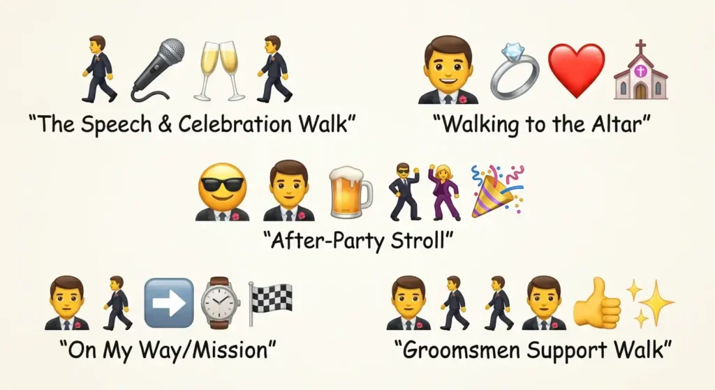 Best Man Walking Emoji Combos, Copy & Paste