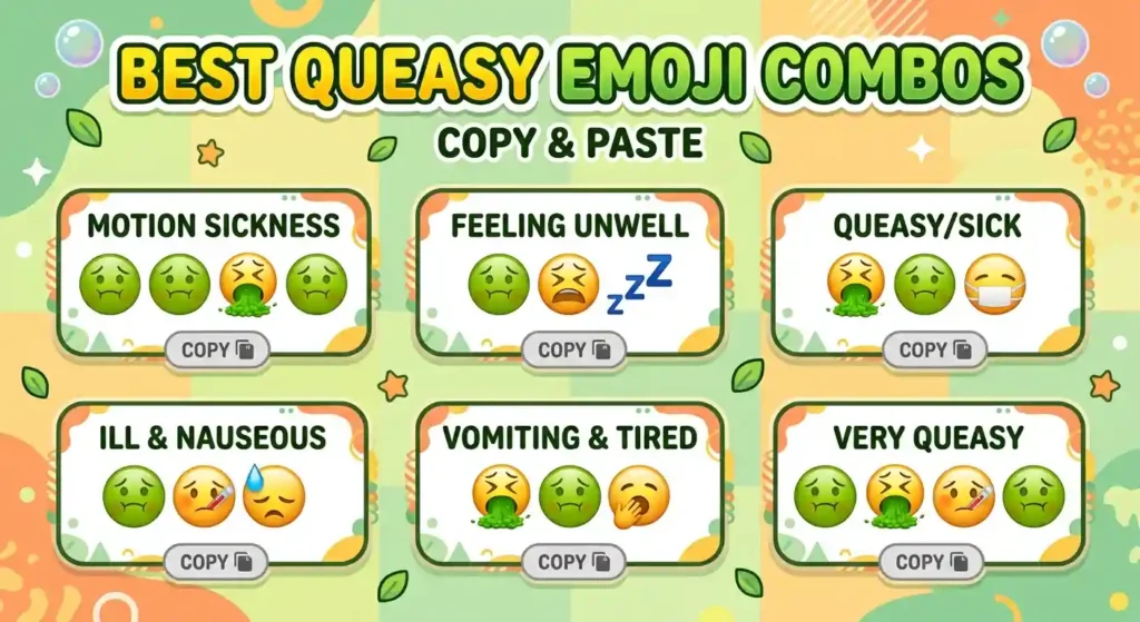 Best Queasy Emoji Combos, Copy & Paste