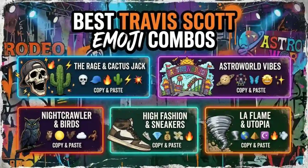 Best Travis Scott Emoji Combos, Copy & Paste