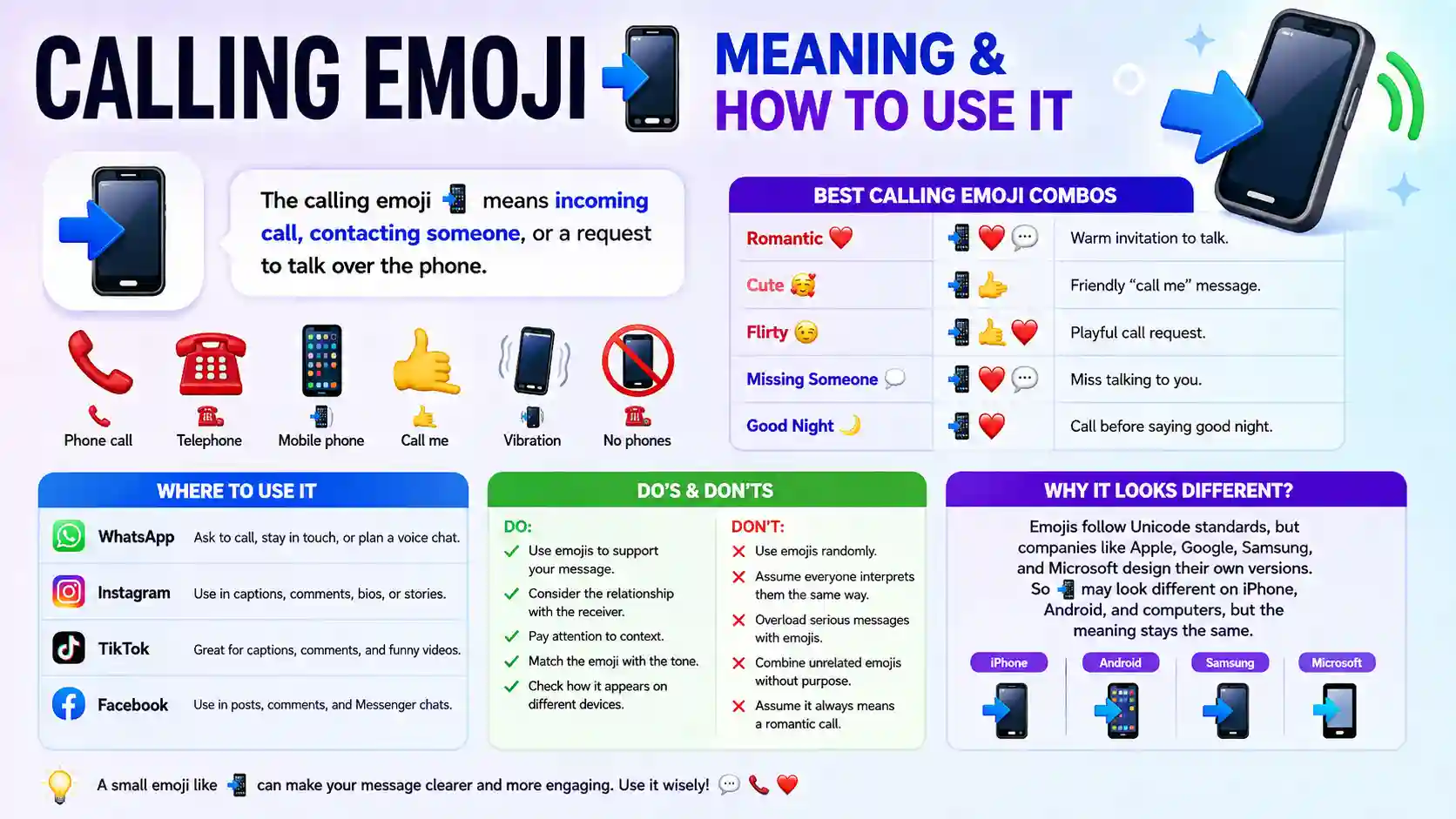 calling emoji
