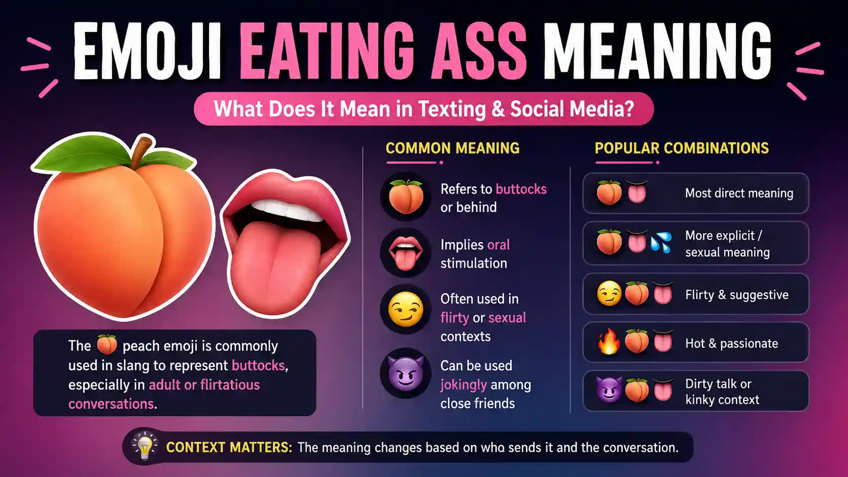 emoji eating ass