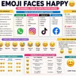 emoji faces happy