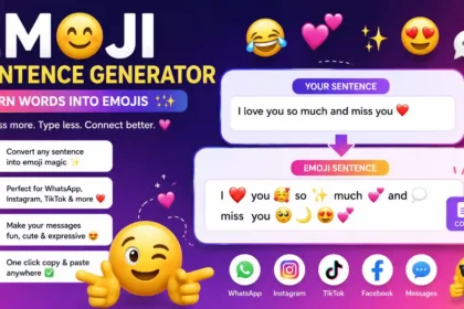 emoji sentence generator