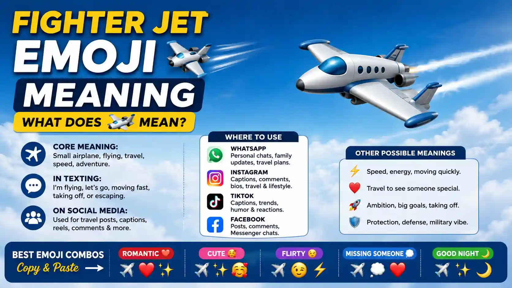 fighter jet emoji