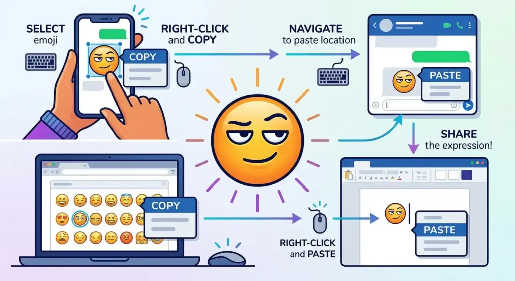  How to Copy and Paste the Smolder Emoji
