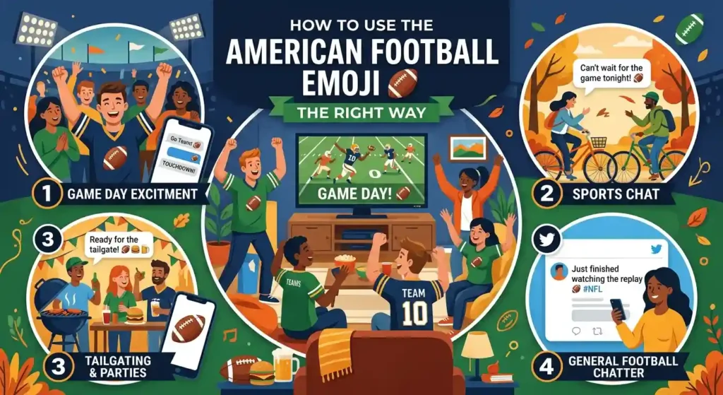How to Use American Football Emoji the Right Way