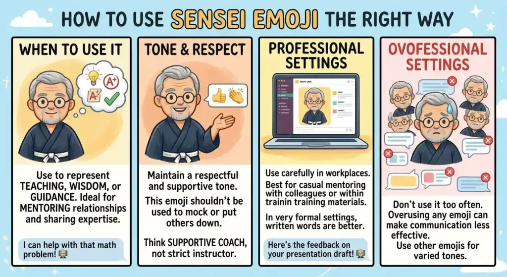 How to Use Sensei Emoji the Right Way