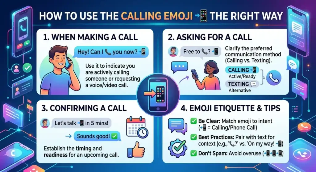 How to Use the Calling Emoji π² the Right Way
