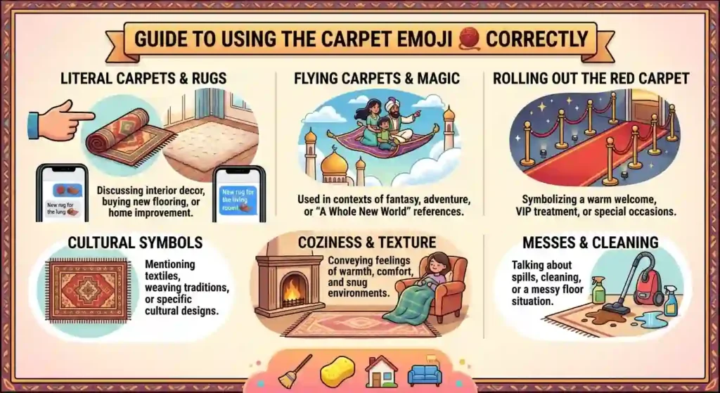 How to Use the Carpet Emoji the Right Way