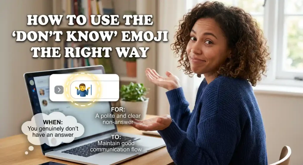 How to Use the Don't Know Emoji the Right Way