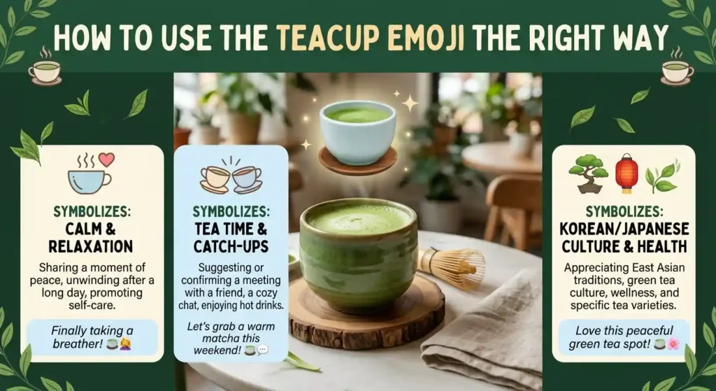 How to Use the Teacup Emoji the Right Way
