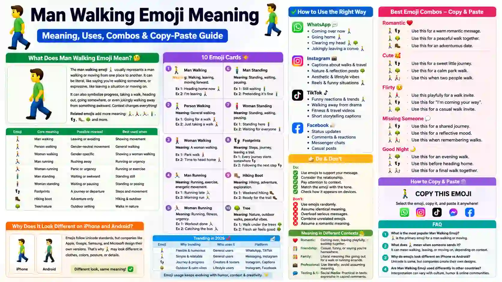man walking emoji
