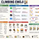 rock climbing emoji