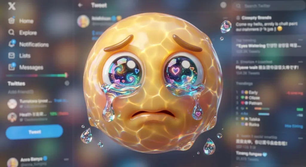 Trending Eyes Watering Emoji in 2026