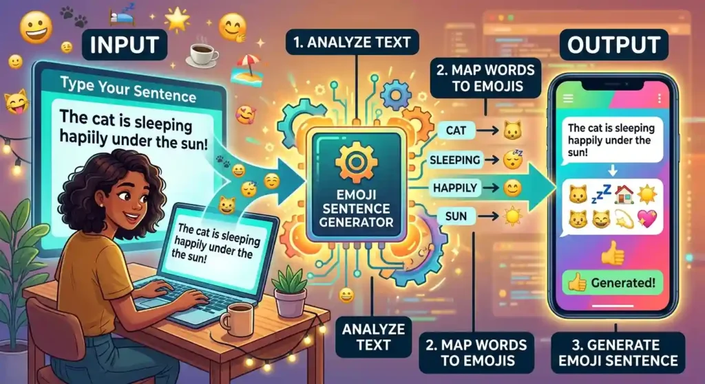 What Does an Emoji Sentence Generator Mean
