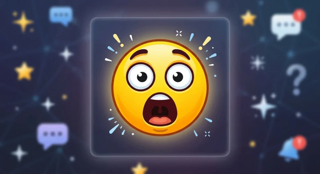 What Does Animated Surprised Emoji Mean