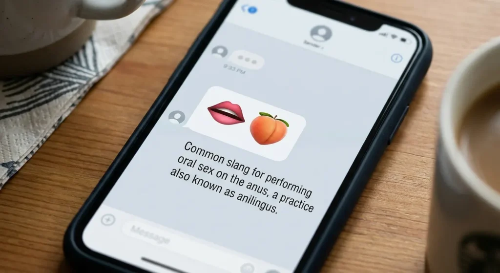What Does Emoji Eating Ass Mean