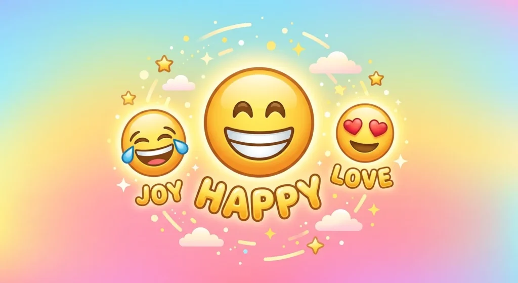What Does Emoji Faces Happy Mean