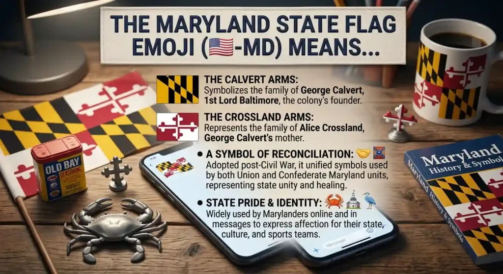What Does Maryland Flag Emoji Mean