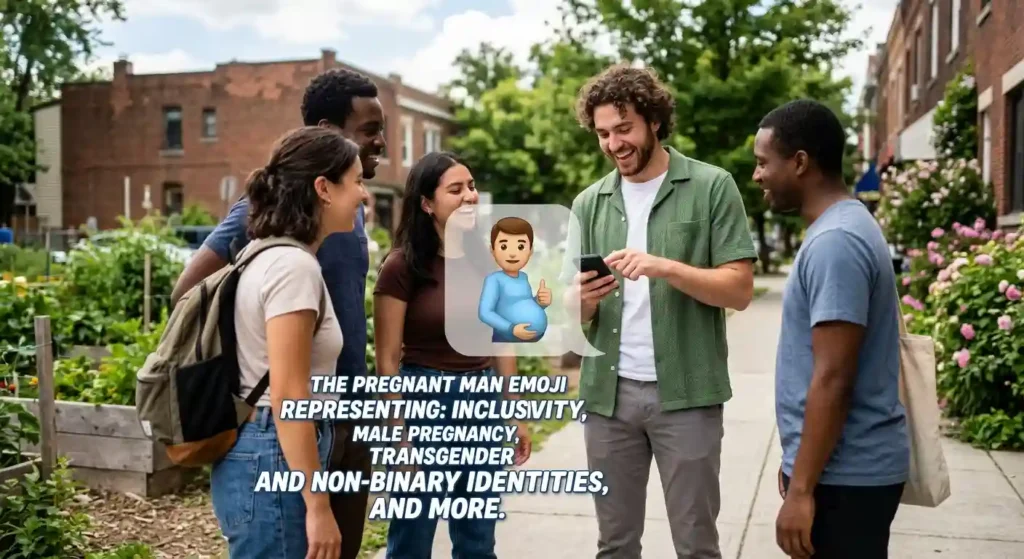 What Does Pregnant Guy Emoji Mean