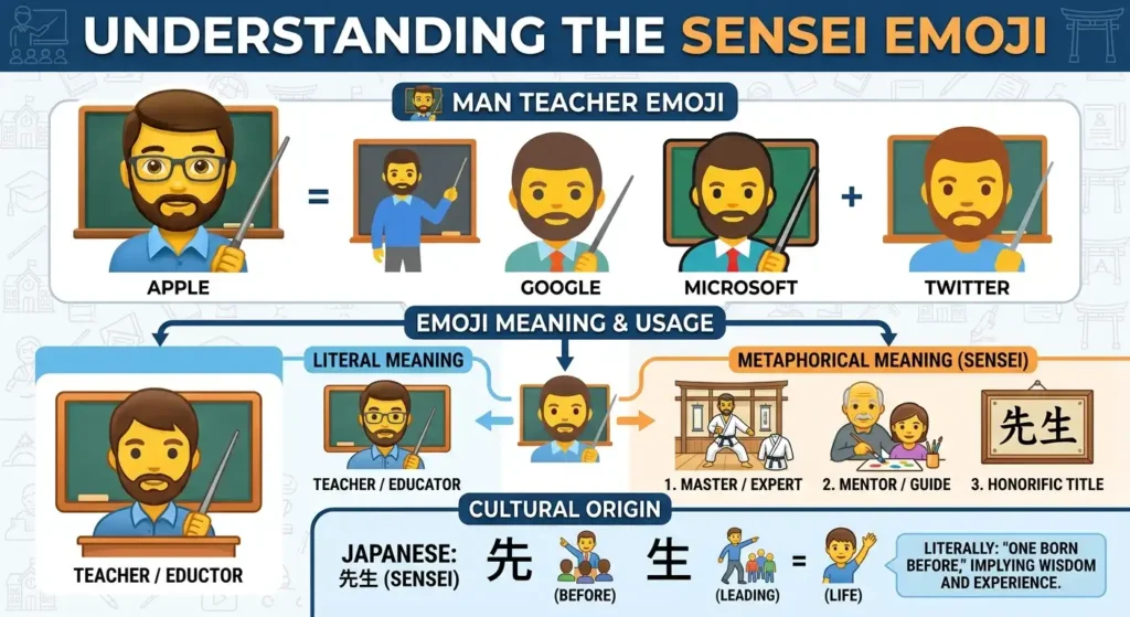 What Does Sensei Emoji Mean