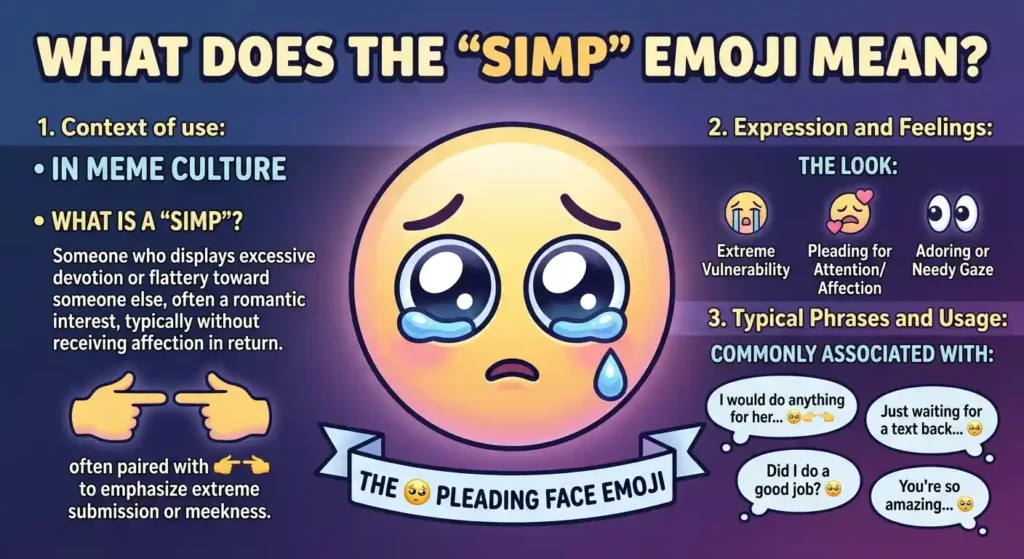 What Does the Simp Emoji Mean
