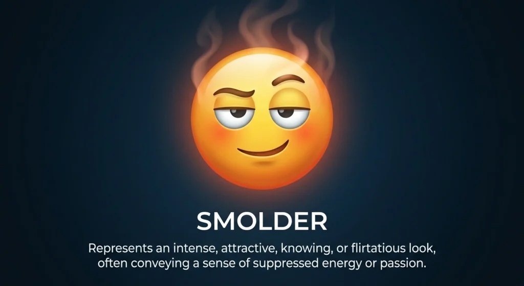 What Does the Smolder Emoji Mean