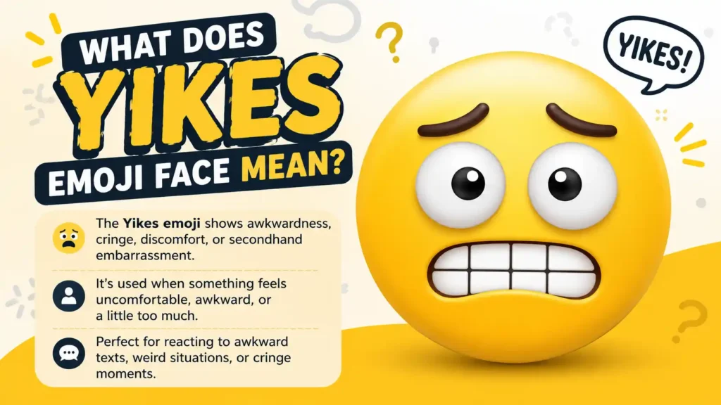 What Does the Yikes Emoji Face Mean