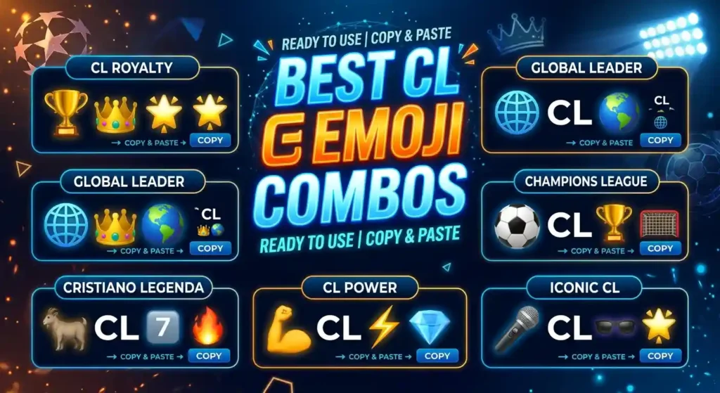 Best CL Emoji Combos, Copy & Paste