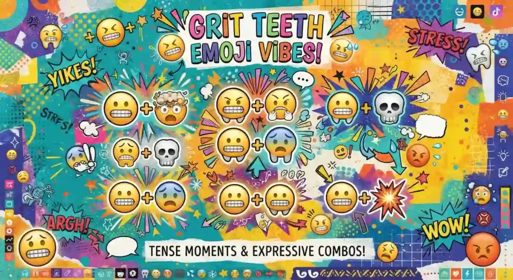 Best Grit Teeth Emoji Combos, Copy & Paste