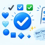 blue check emoji