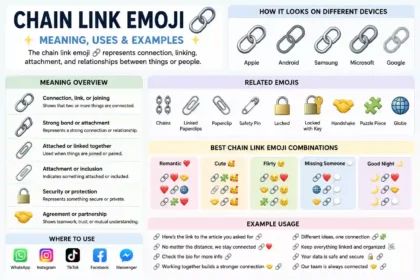 chain link emoji