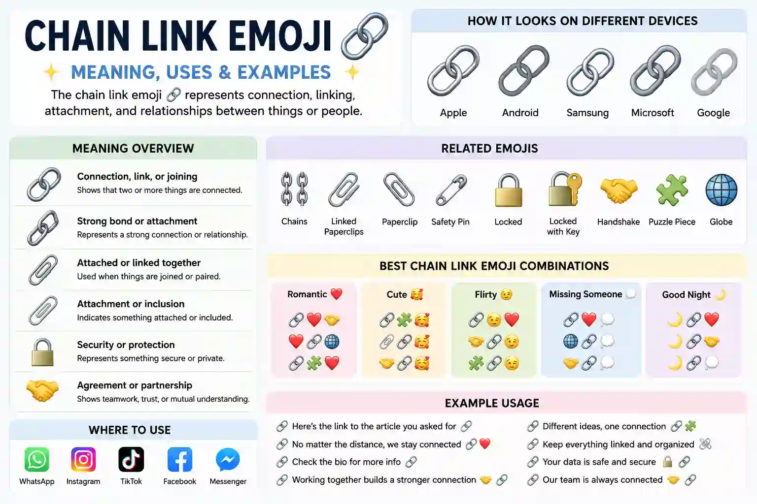 chain link emoji