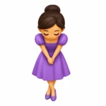 curtsy emoji