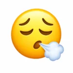 deep breath emoji