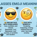 glasses emoji meaning