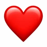 heart emoji red