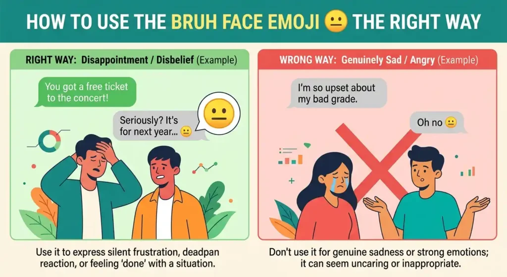 How to Use Bruh Face Emoji the Right Way