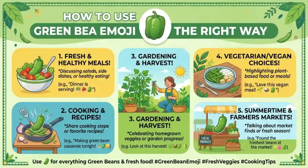 How to Use Green Bean Emoji the Right Way
