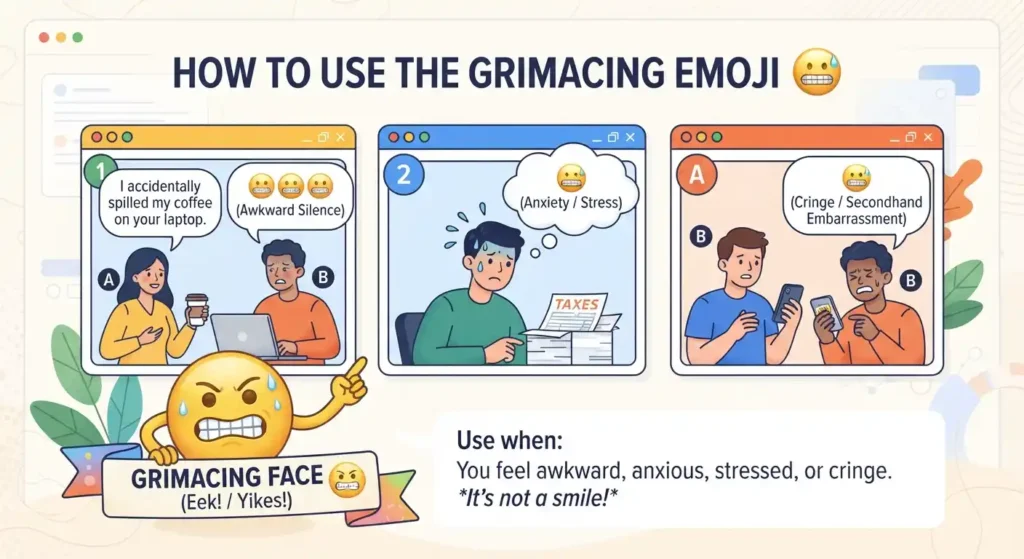 How to Use the Grit Teeth Emoji the Right Way 