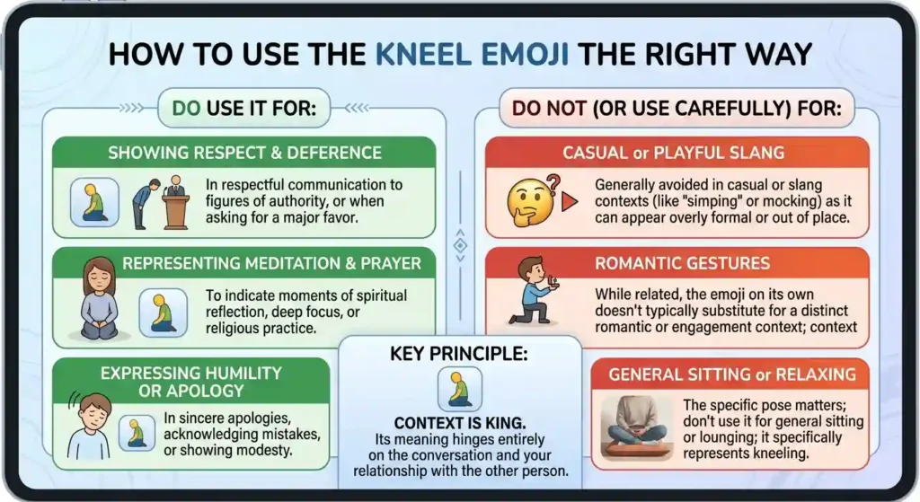How to Use the Kneel Emoji the Right Way 
