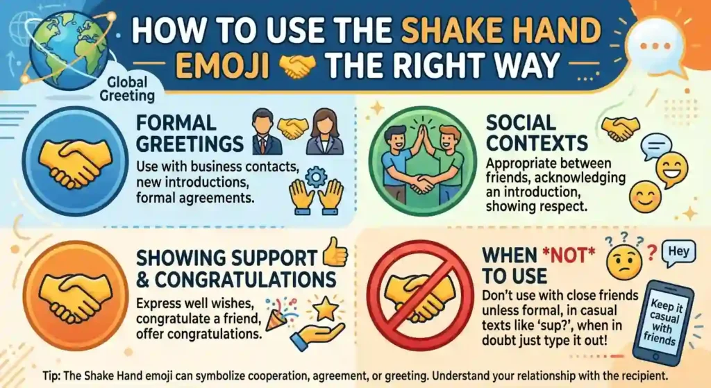 How to Use the Shake Hand Emoji the Right Way