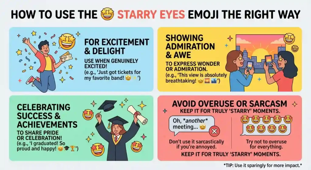 How to Use the Starry Eyes Emoji the Right Way