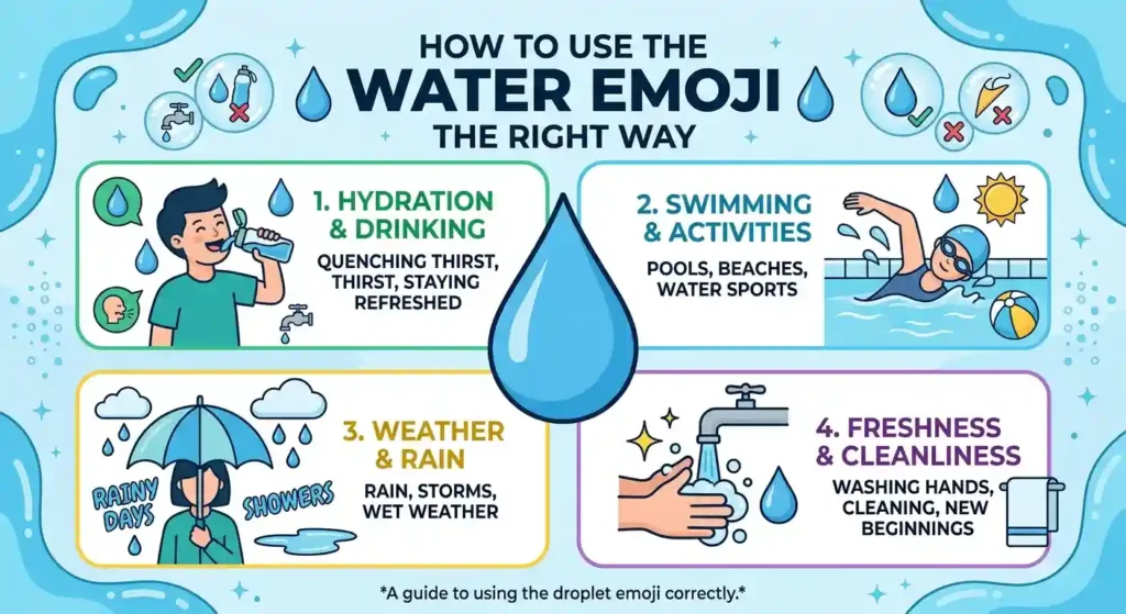 How to Use the Water Emoji the Right Way