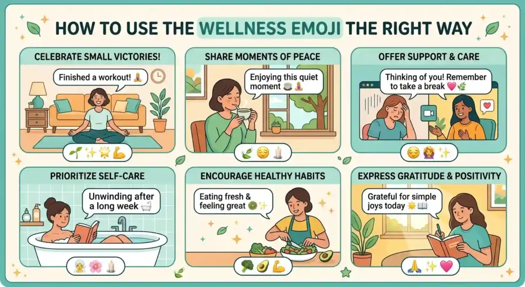 How to Use the Wellness Emoji the Right Way