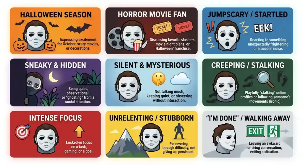 Michael Myers Emoji Meaning in Different Contexts