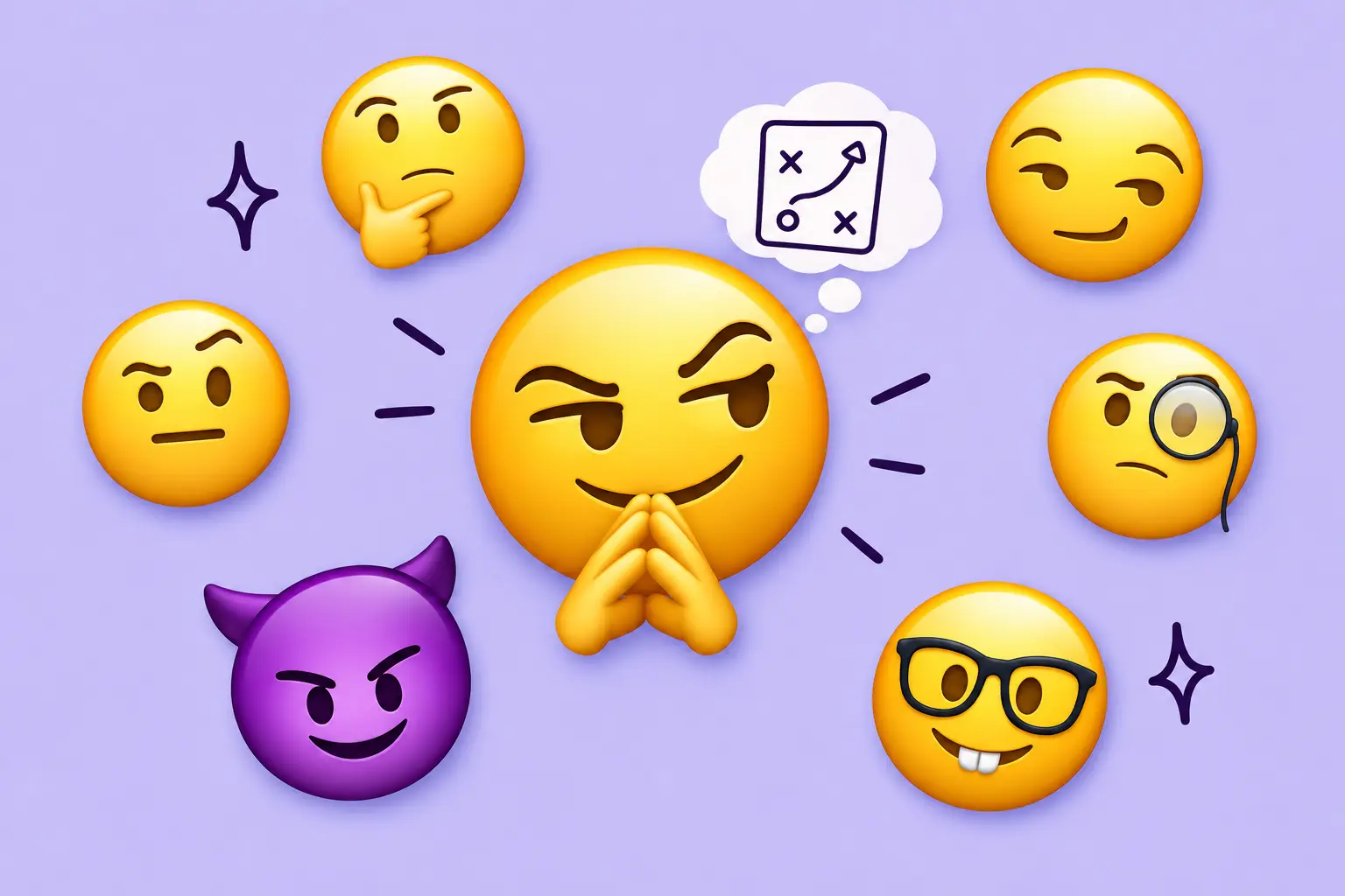 plotting emoji meme