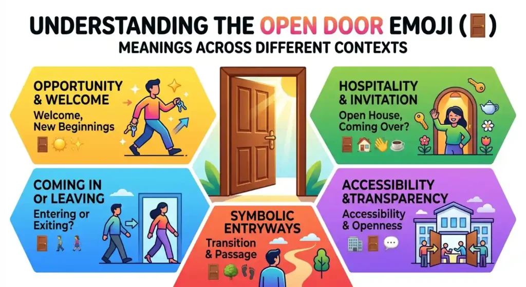 Open Door Emoji Meaning in Different Contexts