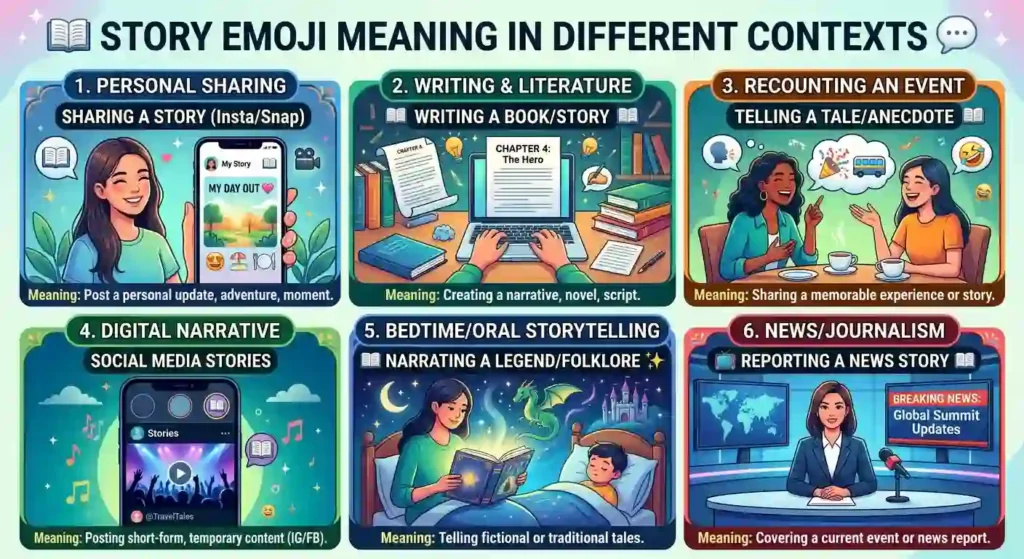 Story Emoji Meaning in Different Contexts