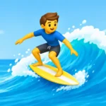 surfing emoji